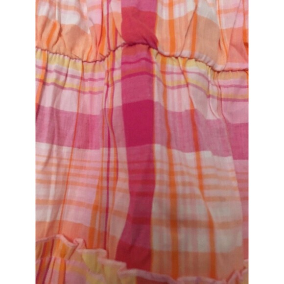 Faded Glory Plaid Sleeveless Cami Dress Spaghetti Straps Toddler Girls Size 4T - Picture 8 of 9